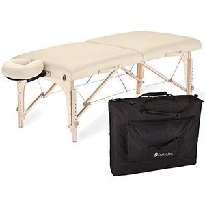 EARTHLITE Reiki Mobiele massagestoel Harmony DX Reiki - Compleet pakket van esdoornhout incl. verstelbare deluxe hoofdsteun & tas, vliegtuigbouwkwaliteit, Reiki eindplaten