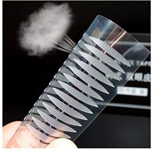 Jinggege 1 set 120 paren vrouwen onzichtbare dubbele ooglid tapes make-up oogstickers vork make-up hoge quliaty mooie ooglidgereedschap (Color : 60 Pairs)