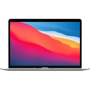 2020 Apple MacBook Air with Apple M1 chip (13-inch, 8GB RAM, 512GB SSD Storage) (QWERTY English) Zilver (Refurbished)