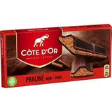 Côte d'Or - Praline Puur - 200 g - Belgische Chocolade - Klassieke Tabletten - Perfect Tussendoortje - Individueel Verpakte Reep Chocolade - Geïmporteerd uit België