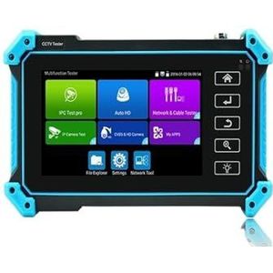 CCTV-tester, CCTV-monitortester, 12MP IPC Tester 8MP/AHD/CVI/TV/SDI CCTV Tester Met VGA-ingang 5.4in CCTV Monitor For IP Camera Tester CFTV Tester PoE-netwerktools(IPC-5200C Plus)