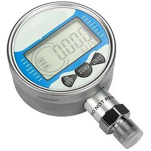 Manometer, Digitale Hydraulische Manometer For Water Olie Gas Lucht 304 Rvs 60mm Radial Vloeibare Brandstof Manometer 60Mpa 1000Psi Kpa(NPT1-2,-25KPa-25KPa)