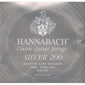 Hannabach 652656 klassieke gitaarsnaren serie 900 Medium/Low Tension Silver 200 - E6