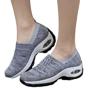 Wandelsneakers voor dames, lichte, ademenmesh-wandelschoenen voor dames, gymschoenen met ondersteuning voetboog, brewandelschoenen voor dames voor sportschool Novent