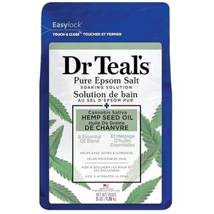 Pure Epsom Teal's Salt Soak Cannabis Sativa Hanfsamenöl, 1,4 kg`