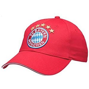 FC Bayern München baseballcap logo rood