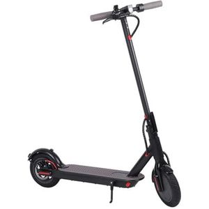 Adult meter type 8.5 inches, electric scooter, outdoor home use, small portable, folding scooter(Color:Black,Size:36V6.0A(18-22km))