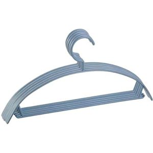 Kostuumhangers Verdikte Kledingrekken Voor Dames Multifunctionele Kleerhanger Voor Broeken Hemdje Ondergoed Uitsparing Volwassen Hangers Kleding Kleerhangers(Blue,5pcs)