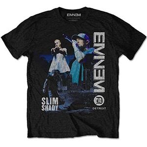 Eminem Heren EMTSB12MB01 T-shirt, zwart, S, Zwart, S