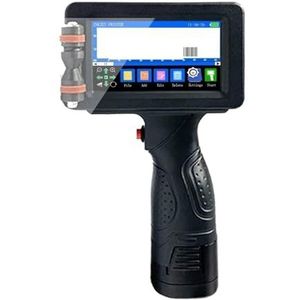 E16 0,5/1 inch 600DPI handheld inkjetprinter tekst QR-barcode batchnummer logo-etikettenprinter Lichtgewicht en handig(25.4mm with 1 ink)