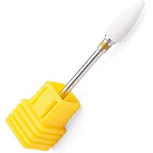 Natury Nails Keramische frees voor nagelfrees, manicure, pedicure, nagellak, acrylnagels en gelnagels, bal-/maïsvorm (zeer fijne korrel)