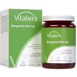 Vitaler's Bergamot 600 mg – 60 capsules, 2 Maanden Voorraad, Vegan, Zonder Conserveringsmiddelen, Zuivere Samenstelling