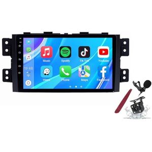 Android 14 Autoradio Sat Navi voor K-IA Borrego (2008-2016) 9 Inch Touchscreen Multimedia Speler met Draadloze Carplay GPS Navigatie FM RDS Bluetooth 5G-WiFi SWC DSP,M100s