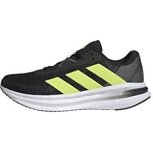 adidas Heren Galaxy 7 Running Shoes, core black/pulse lime/grey five, 42 2/3 EU