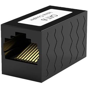 JINQIGG Hoge Prestaties Ethernet Extender RJ45 Koppeling Vergulde Contacten Afgeschermde Ontwerp Voor Cat6 Cat5 Kabels 1000 Mbps Ethernet Koppeling