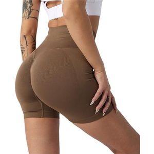 CGUOHU Dames zwembroek zomer hoge taille zwembroek dames sportbroek slanke strandshorts voor vakantie voor surfen strandvakantie (kaki, M)