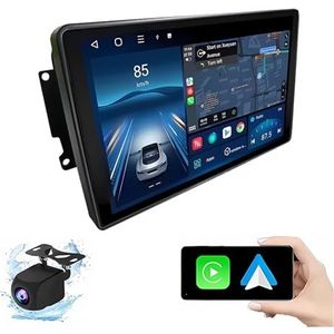 Android 14.0 2 Din Autoradio 9"" Touchscreen Auto Stereo voor Mercedes Benz W203 W463 W639 met Draadloze Carplay Android Auto GPS navigatie AHD Omgekeerd beeld Stuurwielbediening(P1(1G+32G))