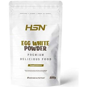 HSN Ei-albumine | 100% Gedroogd Wit Eipoeder | Natuurlijk Eiwit | Vetvrij, Cholesterolvrij, Vegetarisch, Glutenvrij, Lactosevrij, Natuurlijke Smaak, 500g