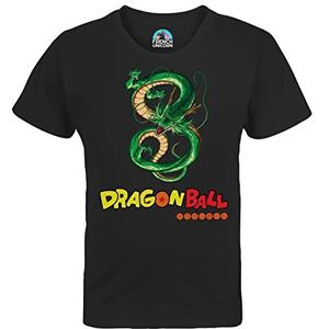 French Unicorn T-shirt voor kinderen, uniseks, Dragon Ball Shenron Dragon Magie Anime Japan DBZ, Zwart, 6 Jaar