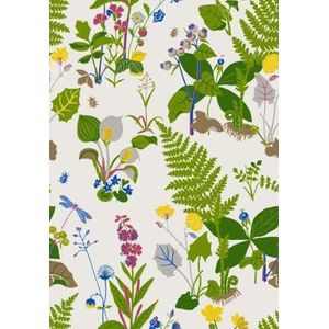 behang bladeren groen 53 cm x 10.05 m - van Sanders & Sanders