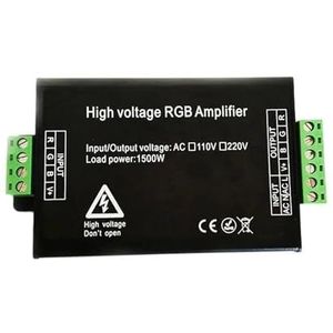 Controller RGB LED versterker AC 110V 220V 1500W geschikt voor lichtstrips 5050 3528 (AC 110V)
