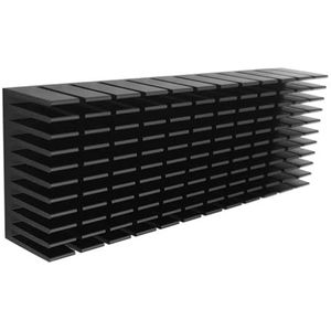 FULIMEI 2 stuks 40 mm koellichaamkit 120 mm x 40 mm x 20 mm, koeler aluminium koellichaam for koeling LED thermische module