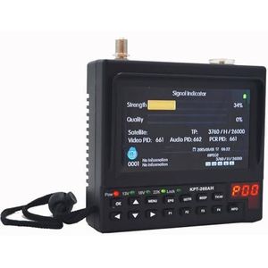 4,3 Inch Draagbare DVB-S2 Digitale Satellietzoeker En Monitor Full HD DVB-S Satellietzoekermeter Gebruiksvriendelijk