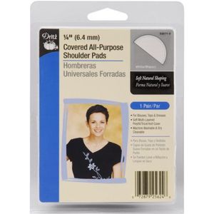 Dritz Schouderpads, Overdekt All-Purpose, Wit, 1/4