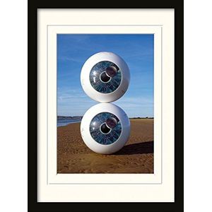 1art1 Pink Floyd Poster Pulse Ingelijste Foto Met Passepartout | Muur Foto's | In Een Fotolijstje 40x30 cm