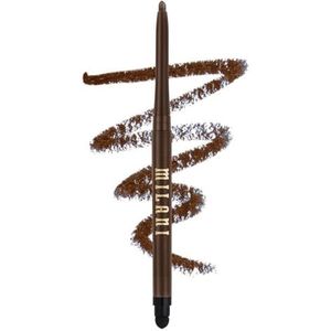 Milani Stay Put Eyeliner - Picante (0.01 Ounce) Cruelty-Free Self-Sharpening Eye Pencil with Built-In Smudger - Line & Define Eyes with High Pigment Shades for Long-Lasting Wear