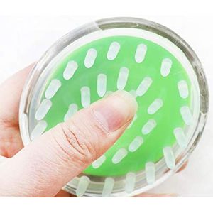Siliconen Shampoo Hoofdhuid Douche Lichaam Wassen Haarverzorging Massage Massager Borstel Kam (Groen)