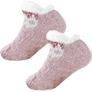 Winterpantoffelsokken,Universele lamswollen pluizige sokken met enkele maat | Dameskleding voor speelkamer, eetkamer, woonkamer, slaapkamer, studeerkamer Mimika
