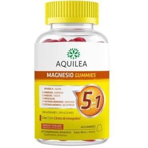 AQUILEA Gummies Magnesium, 60 gummibeertjes