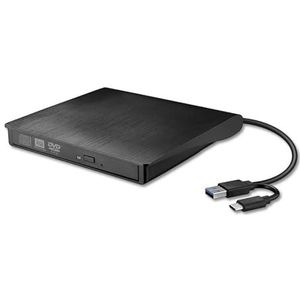 USB 3.0 Slim Externe DVD CD Optische Drives DVD Brander Schrijver Lezer Speler for Laptop PC Soepele werking(Model B)