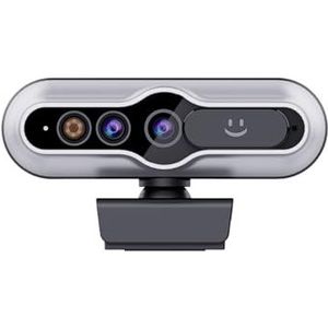 Mini Webcam 2K for Laptop Computer Webcamera USB, Compatibel met Windows Hello-herkenning Privacy Cover