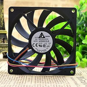 Delta AFB0912LB 9015 9CM DC12V 0.12A 4-wire ultra-thin ball fan