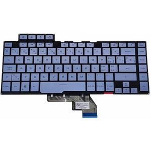 Voor Zwitserse voor Kroatische RGB-verlichte toetsenborden Voor ASUS voor ROG voor Zephyrus GA502 GU502 GX502 GU502G GM502 BE voor Belgische WB-toetsenborden 0KNB0-4619BE00(Swiss RGB blue KB)