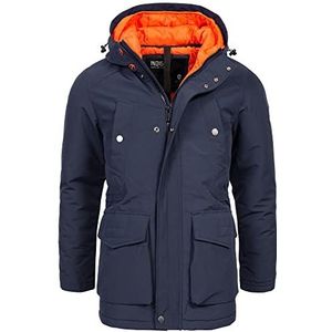 INDICODE JEANS Winterparka  navy / gemengde kleuren / oranje