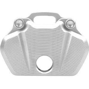 Motorfiets CNC sleutelhoes behuizing sleutelbescherming compatibel met K1200R K1200S R1200RT K1300R K1300S S1000RR F650GS F800GS F800GT(No LOGO-Silver)