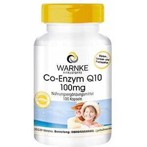 Coenzym Q10 - Ubiquinone - 100mg - 100 Capsules - Hoge Dosering - Duitse Apothekerskwaliteit