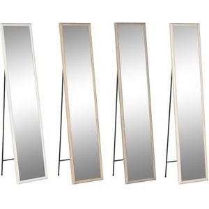 Home ESPRIT Staande spiegel wit bruin beige grijs 34 x 3 x 155 cm (4 stuks)