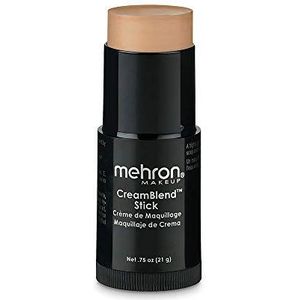 Mehron Make-up CreamBlend Stick | Gezichtsbeschildering, lichaamsbeschildering en foundation make-up | Lichaamsverf stift (Light 4)