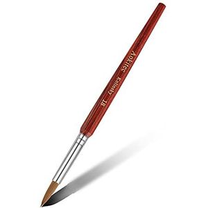 Aokitec Kolinsky acryl nagelborstel #18 ovale nerts borstel hoofd acryl borstel professionele nagel tool