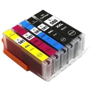 PGI-580 CLI-581XL 580 inktcartridge compatibel met Canon PIXMA TR7550 TR8550 TS705 TS6350 TS6351 TS8150 TS8251 TS8350