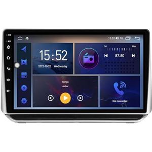 Dubbele DIN Android 14 autoradio voor Nissan Altima 2018-2020 9 Duim QLED Touch screen-met Draadloze Carplay Android Auto GPS navigatie 4G WiFi Stuurwielbediening achteruitrijcamera(P4 4G+WIFI 8Core 4