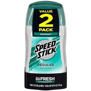 Speed Stick Colgate-Palmolive Co Deodorant Twin Pack, Regular, 3 Ounce