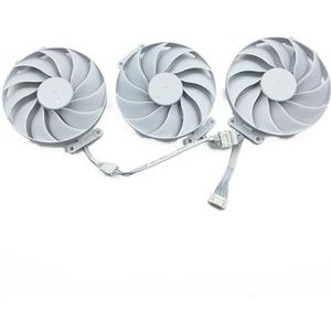 CF9015U12D 7PIN RTX4070 Ti GPU Vervangende Ventilator voor Asus voor GeForce RTX 4070 SUPER TUF WIT OC grafische ventilator(3-Fan)