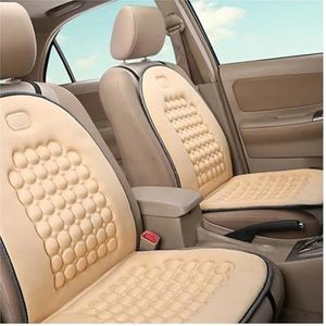 Autostoelhoezen Universele Auto Styling Protectors Pads 2Pc Vlas Autostoel Kussenhoes Massage Ademend Auto Vrachtwagen Voertuig Bestuurder Stoelhoezen Autostoelbekleding (Color : Grey)