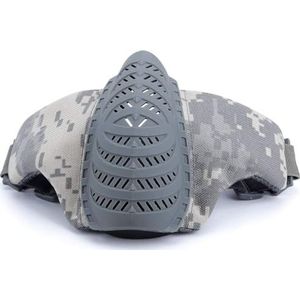 Tactisch Halfmasker, voor Airsoftbescherming Tactisch Gamen Cs-Gamen en Halloween Cosplay(ACU)