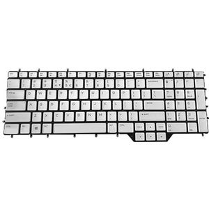 Laptoptoetsenbord voor Alienware M17 R2 R3 Engels US Wit met achtergrondverlichting